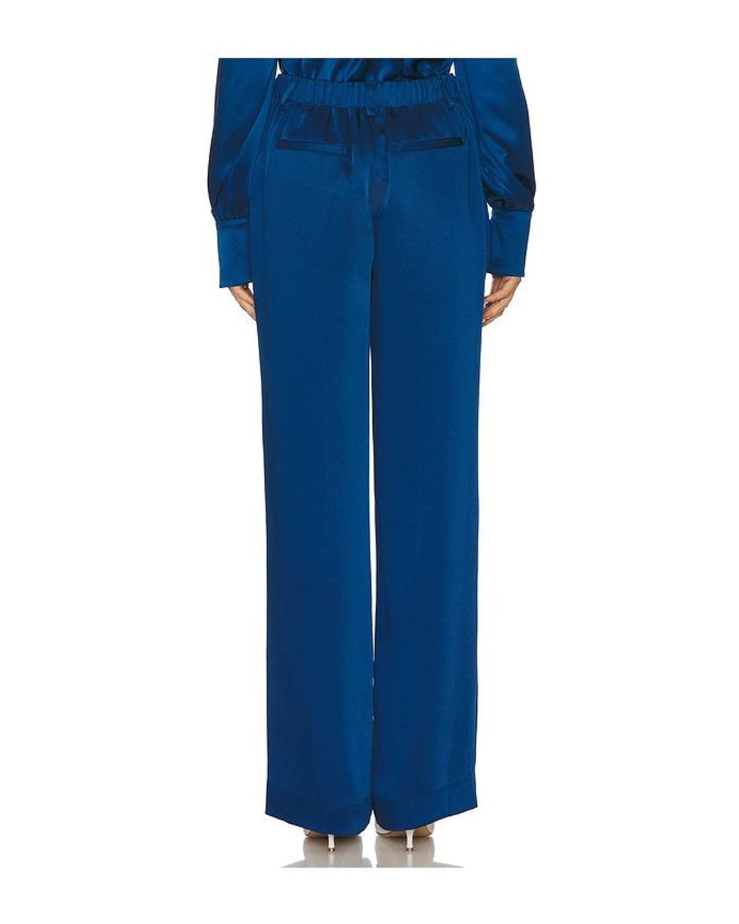 Jonathan Simkhai Blue Tavar Pants