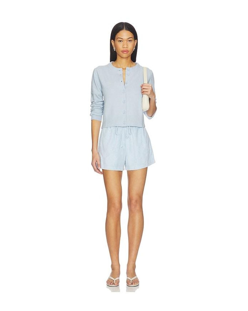 Bobi Blue Classic Slim Cardigan