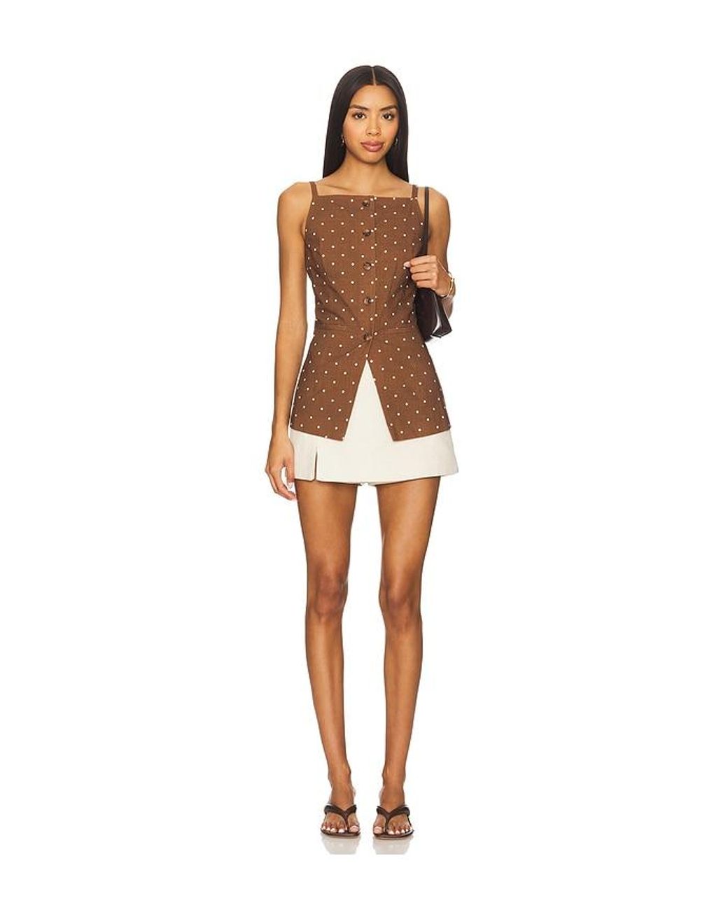 Elodie the Label Brown Elsie Top