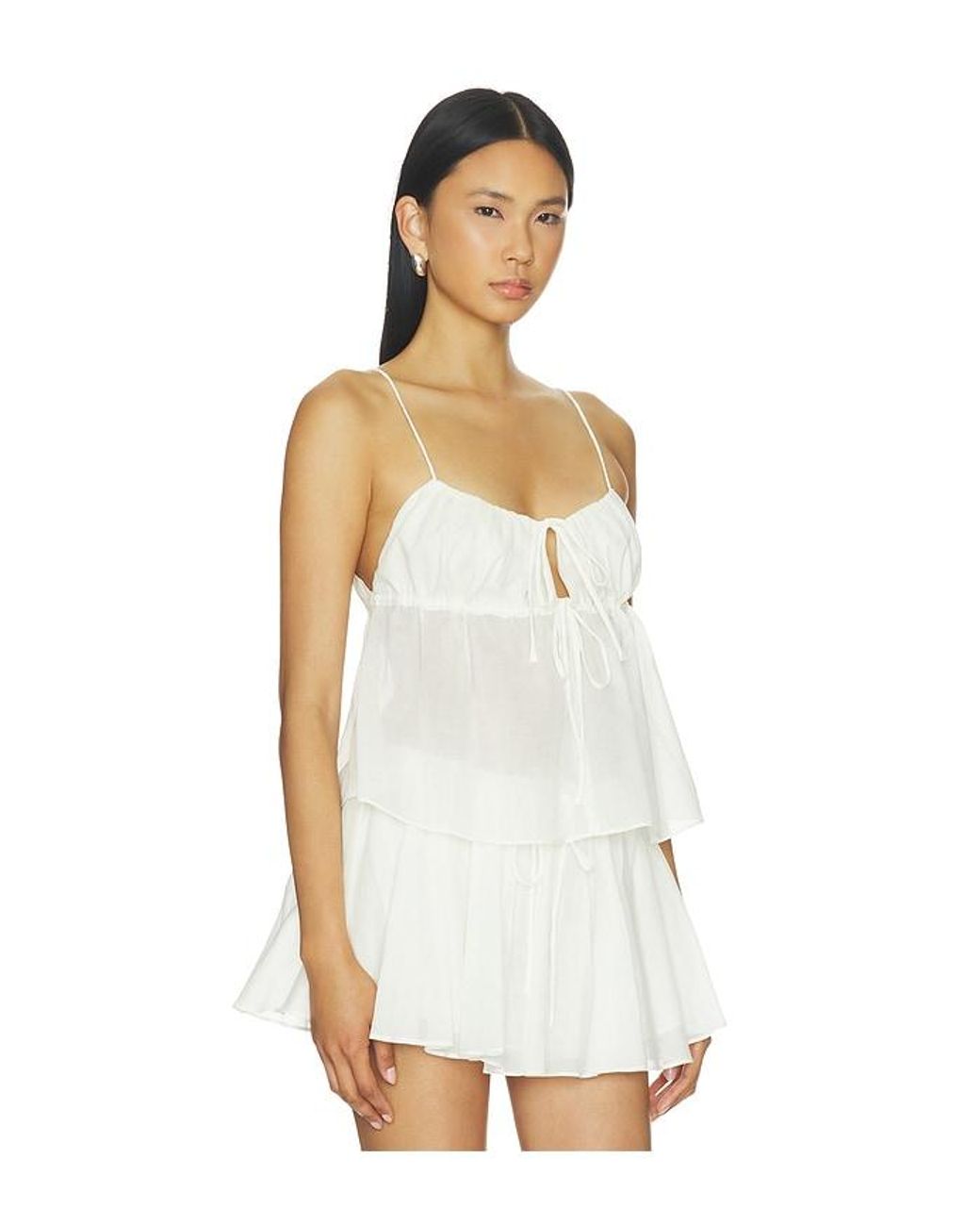 Lovers + Friends White Savannah Top
