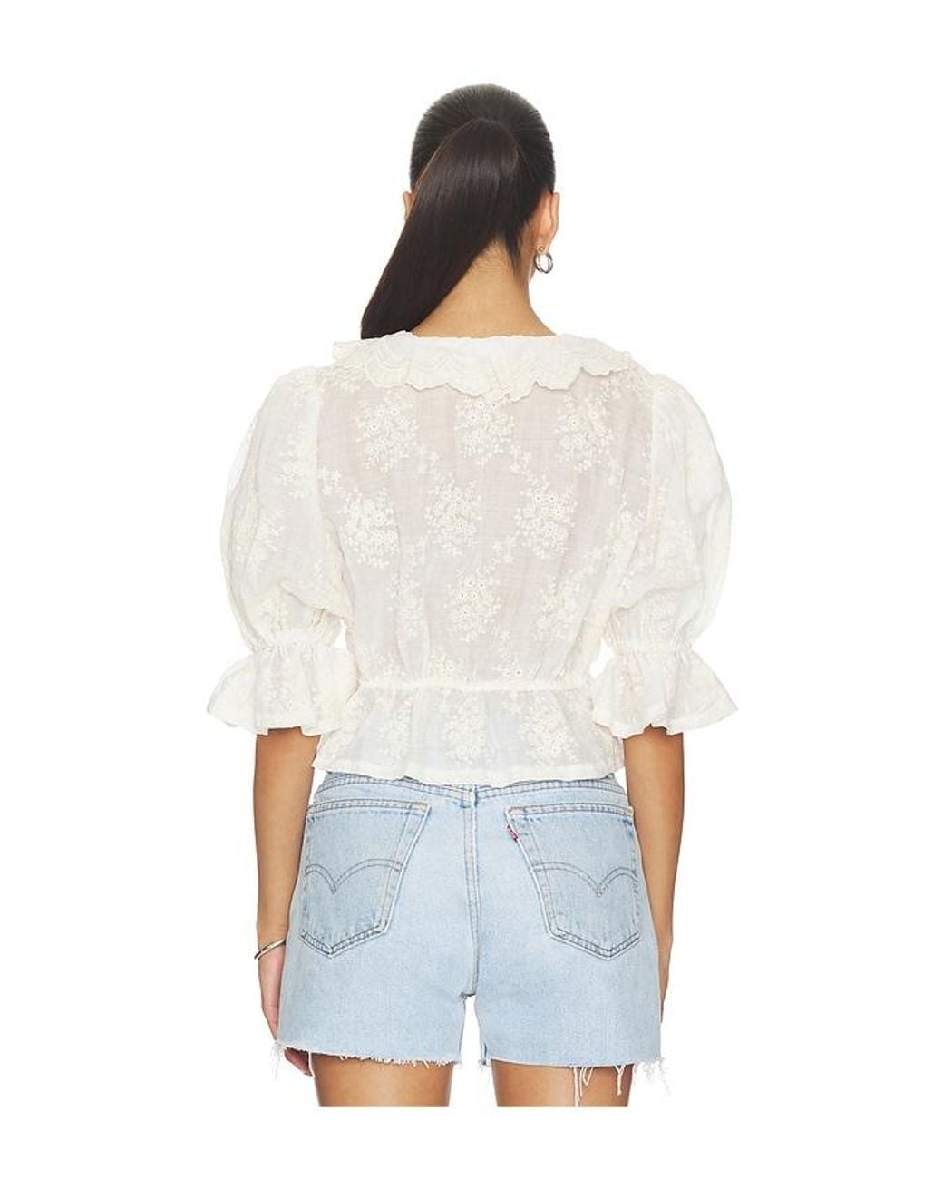 Tularosa White Elisa Blouse