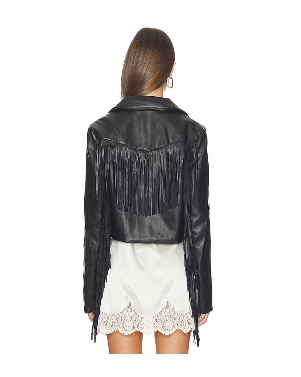 MORE TO COME Black Viola Faux Leather Jacket