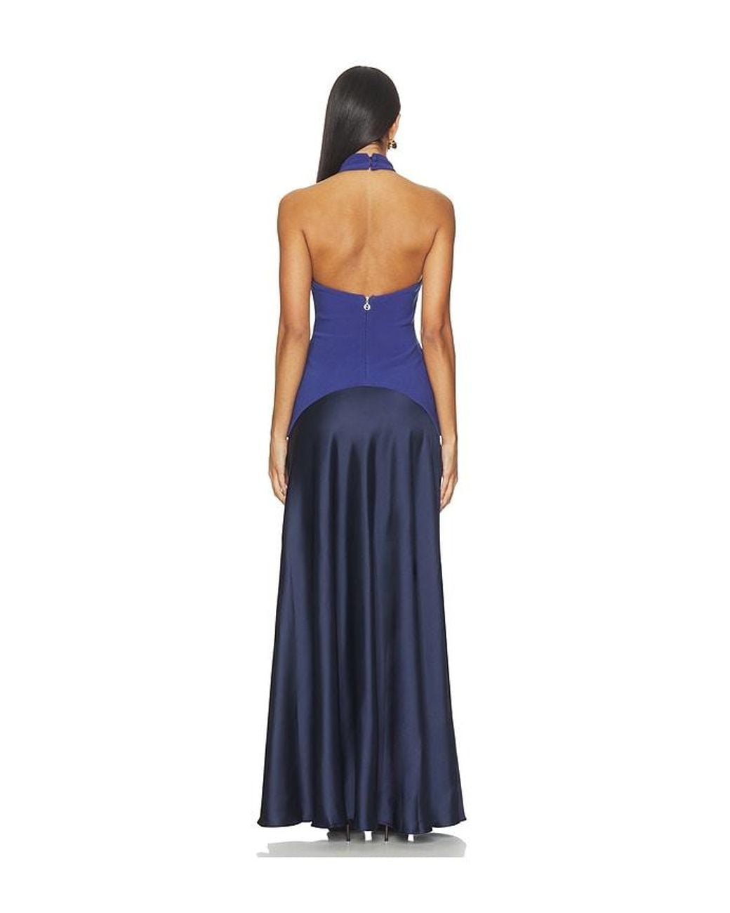 Nookie Blue Alice High Neck Maxi Dress