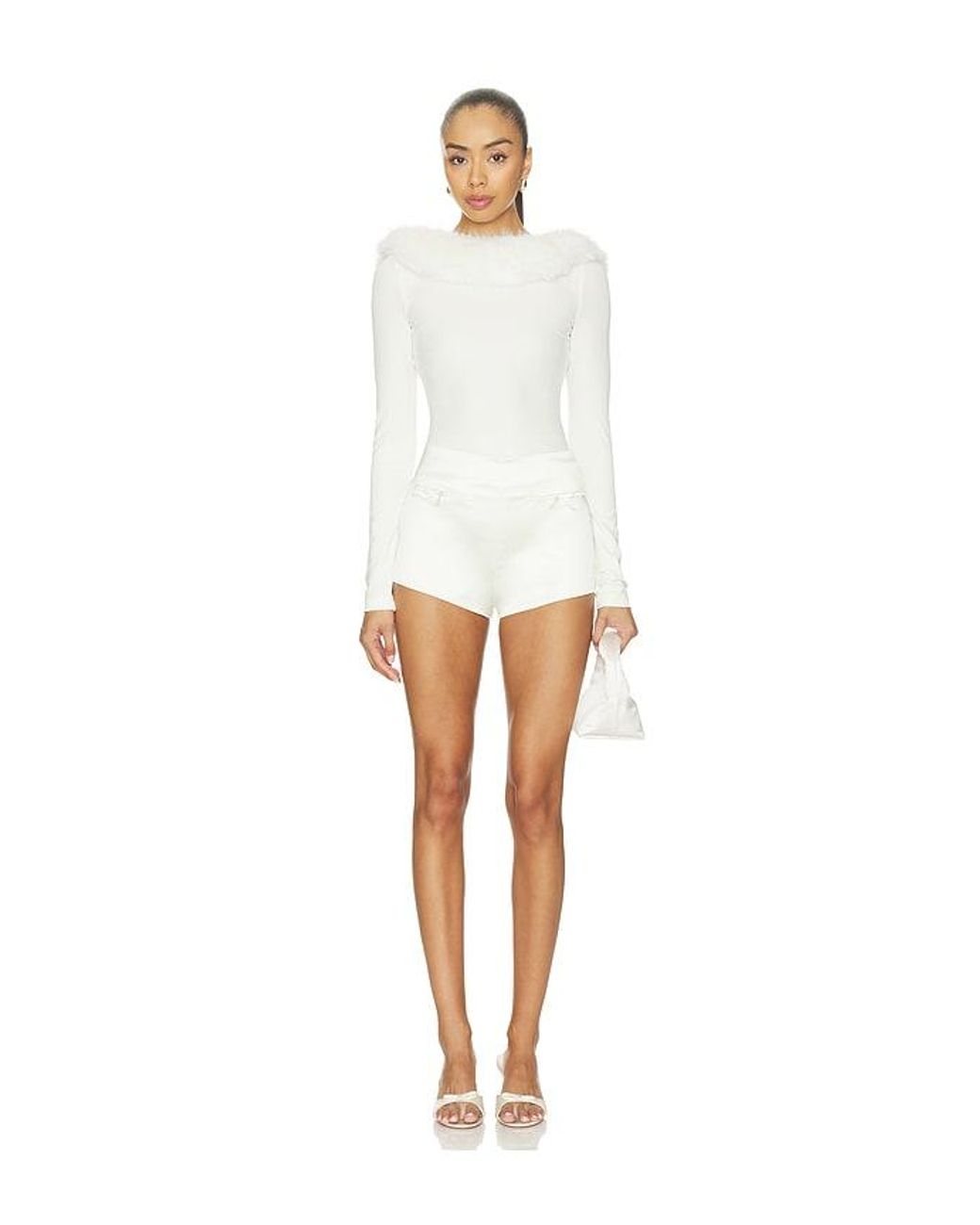 MAJORELLE White Dolores Top