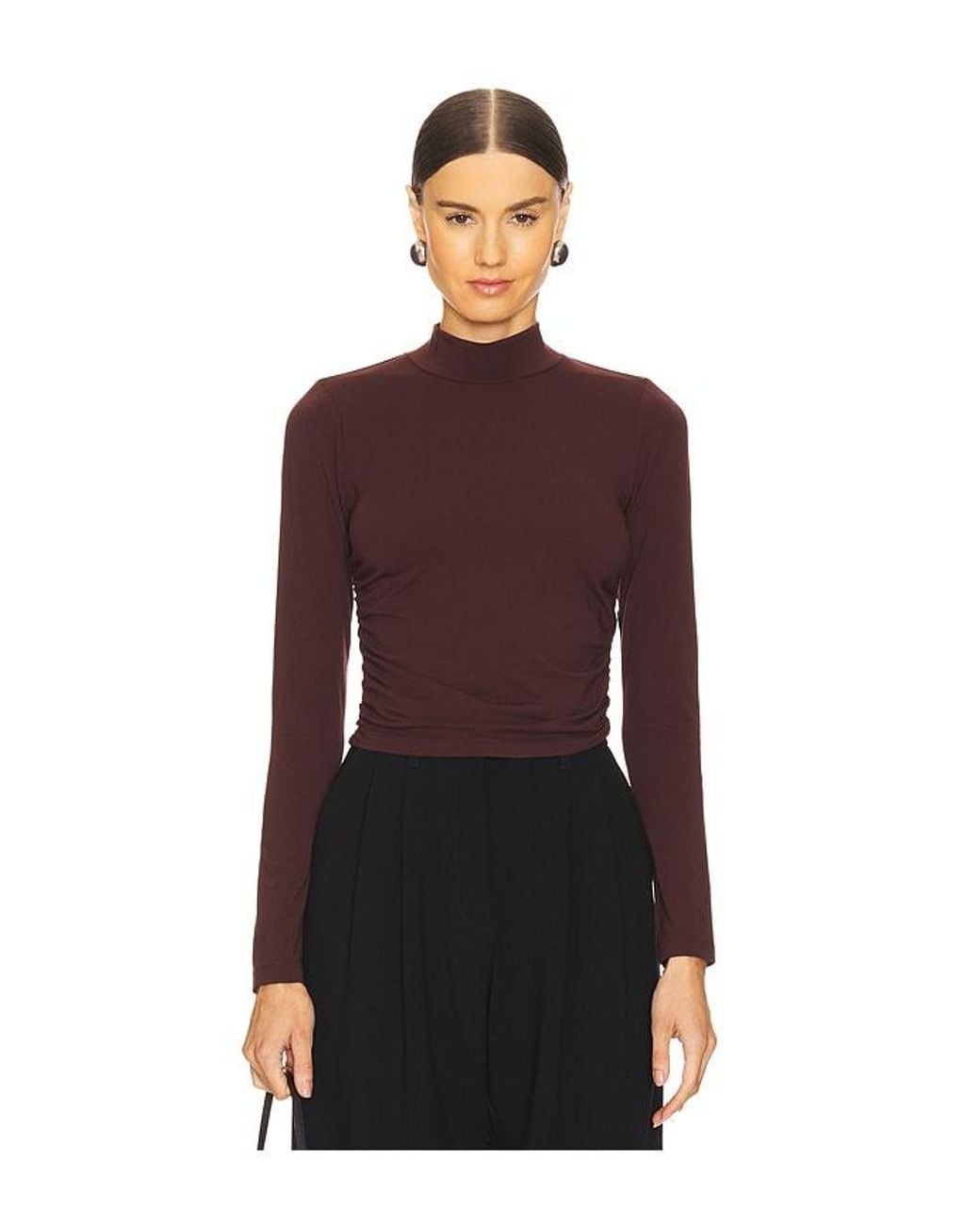 Bobi Purple Longsleeve Top