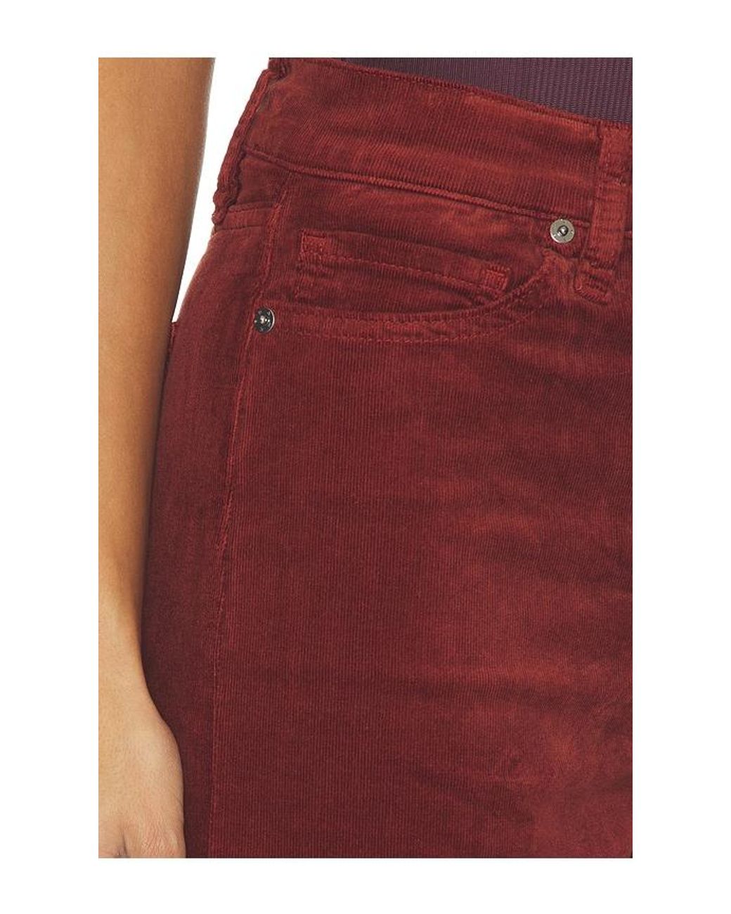 FRAME Red Le Slim Palazzo Pant