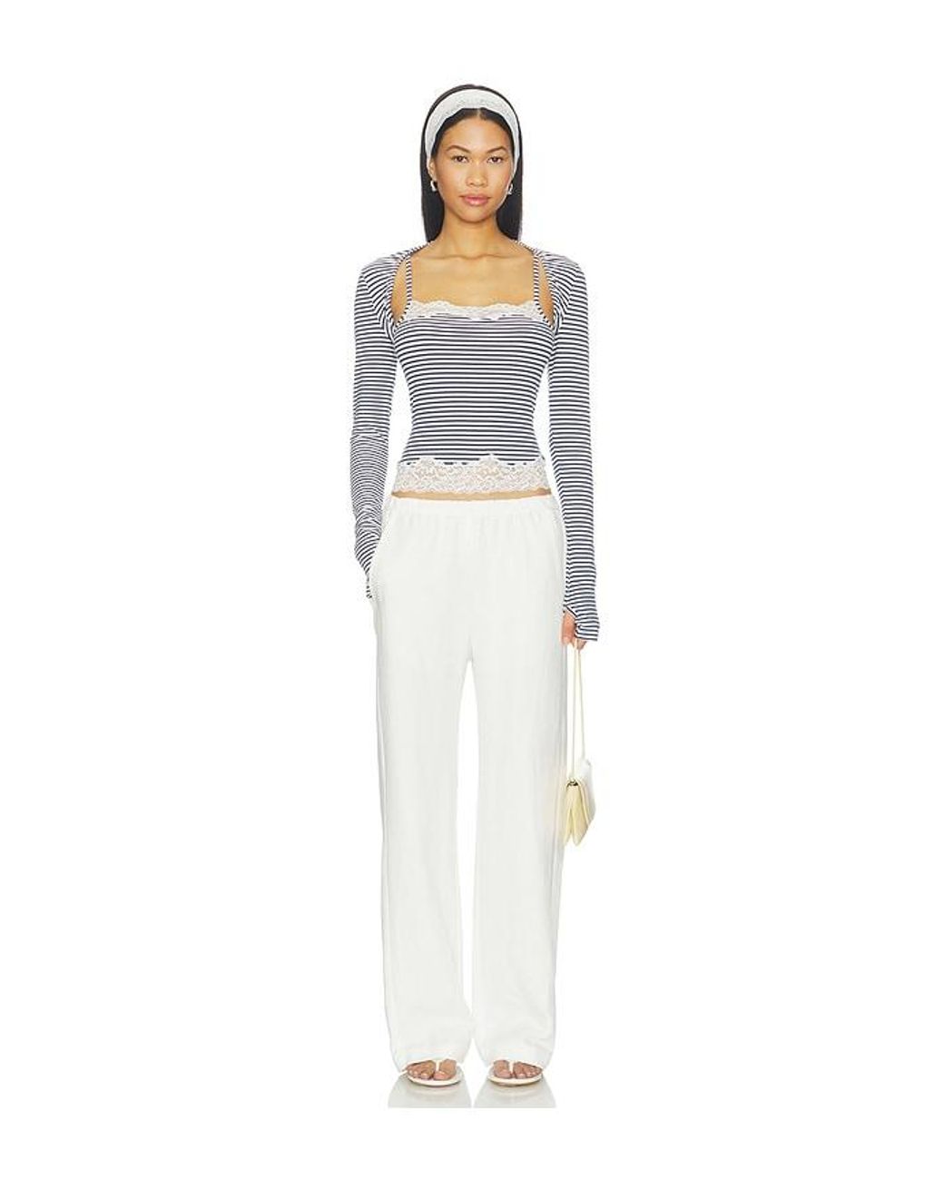 Lovers + Friends White Remi Bolero