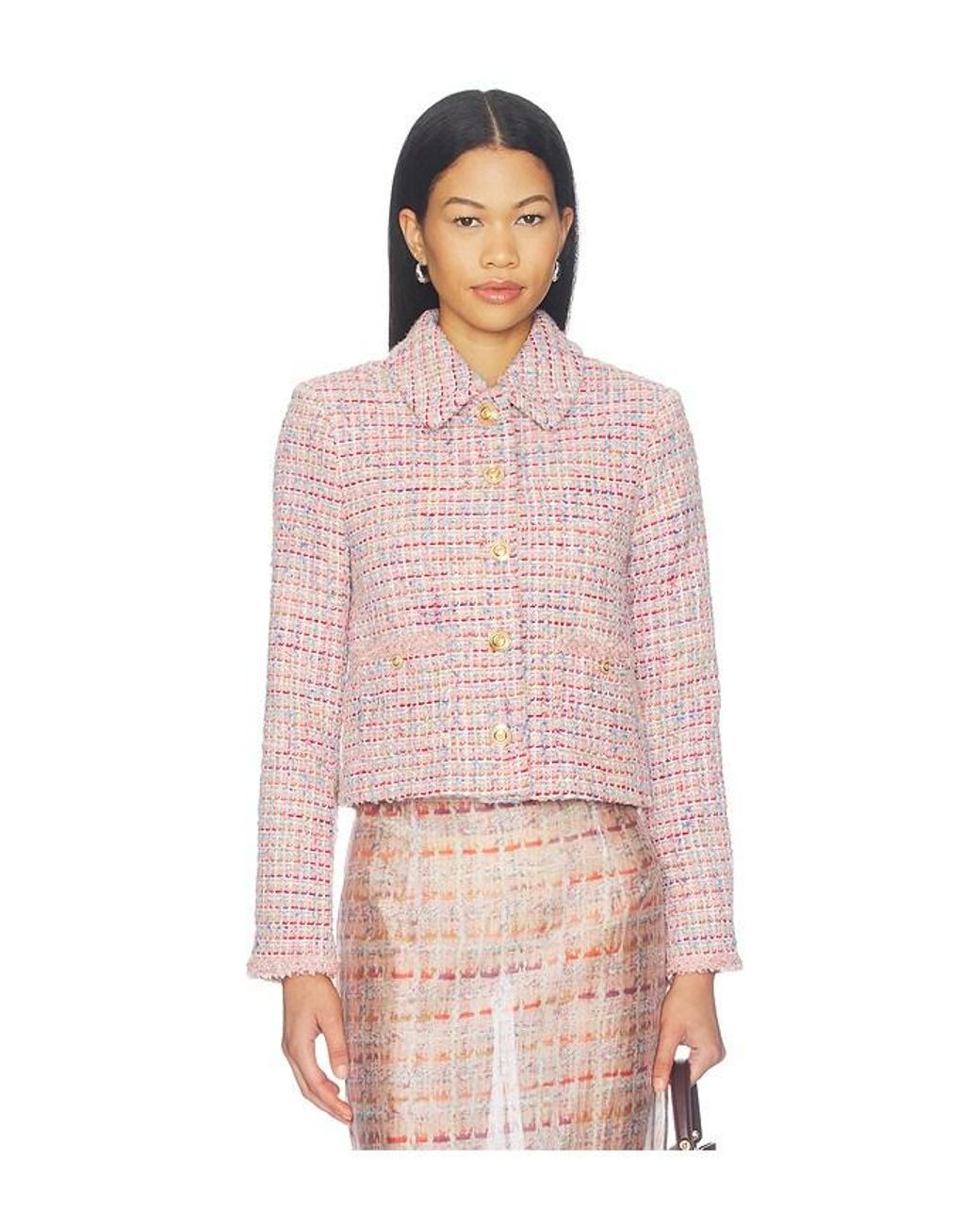 Lovers + Friends Pink Gemi Jacket