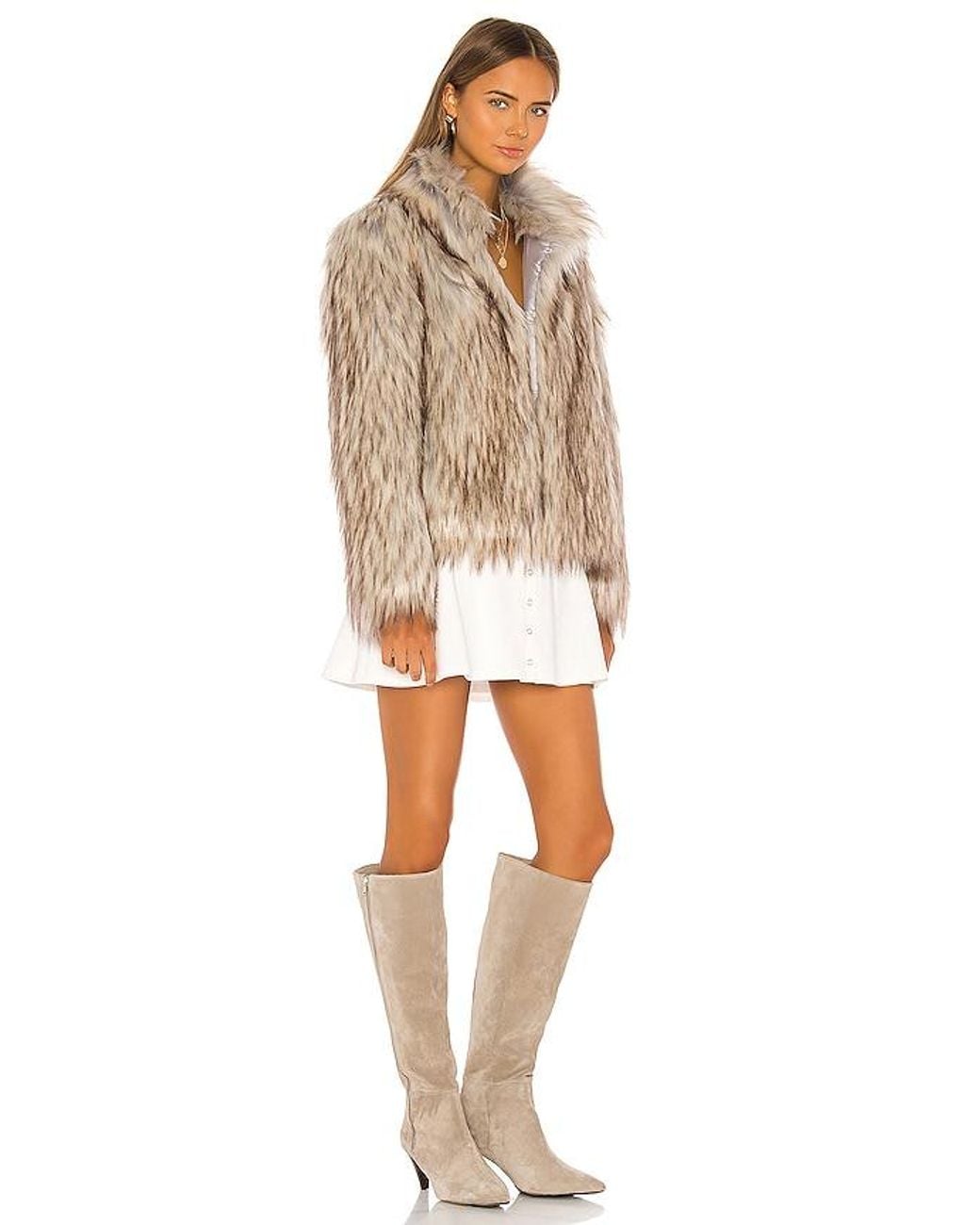 Unreal Fur Multicolor Faux Fur Jacket