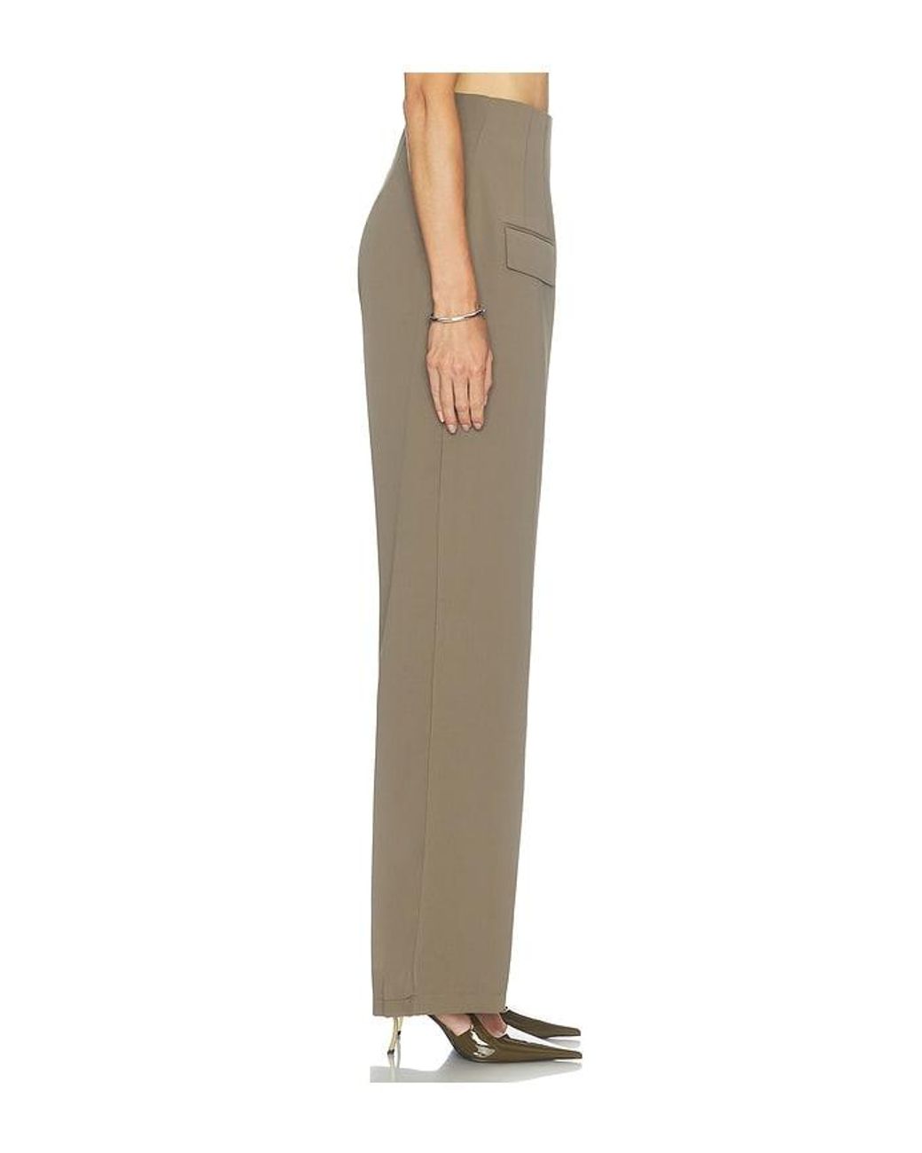 Odd Muse Natural Wide Leg Trousers
