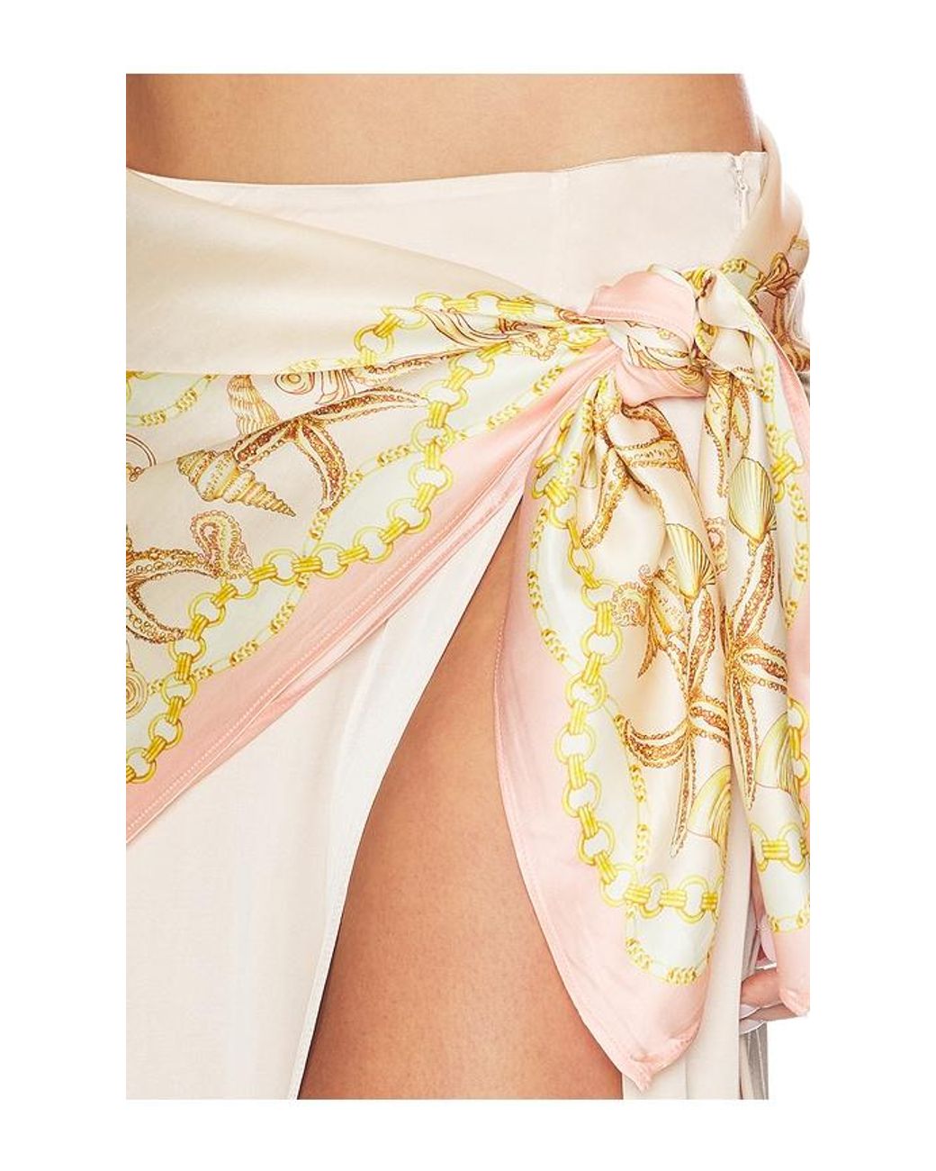 Lovers + Friends White Reese Maxi Skirt