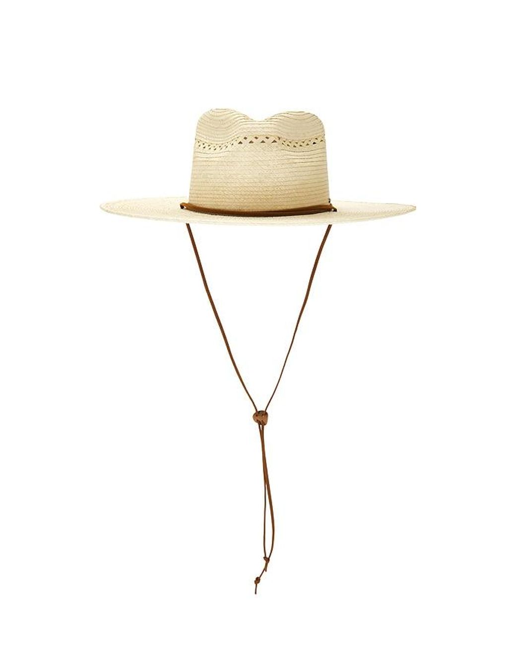 Brixton Blue Beck Straw Rancher Hat
