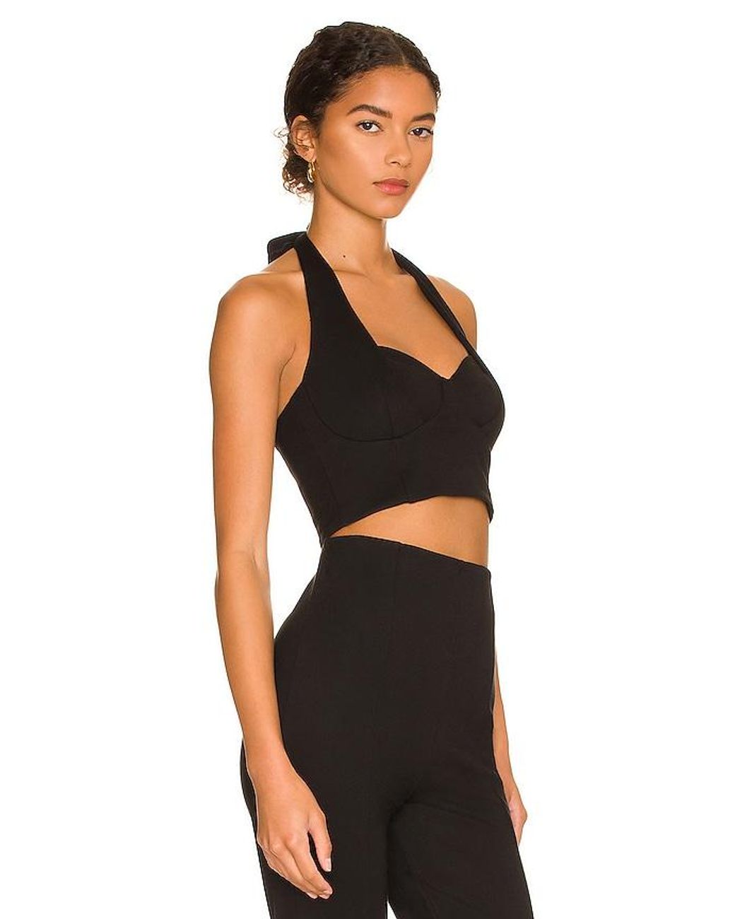 Lovers + Friends Black Kylie Top