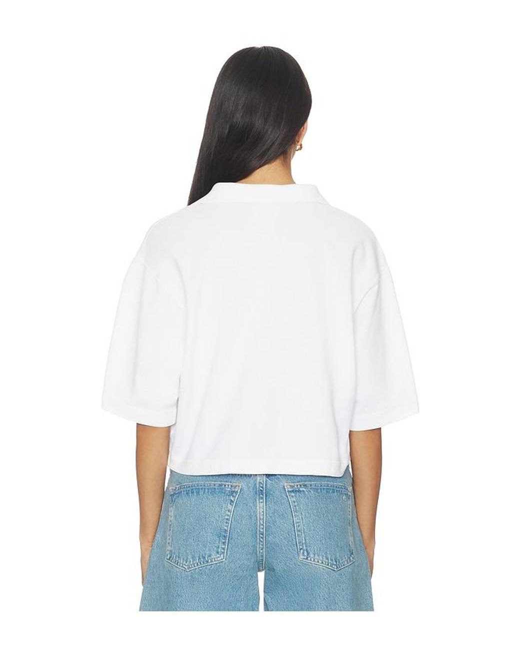 Citizens of Humanity White Lowen Polo Shirt