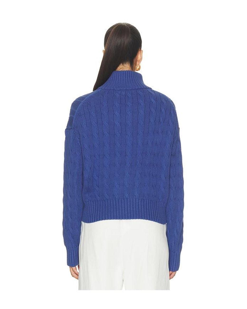 Polo Ralph Lauren Blue Cotton Long Sleeve Pullover