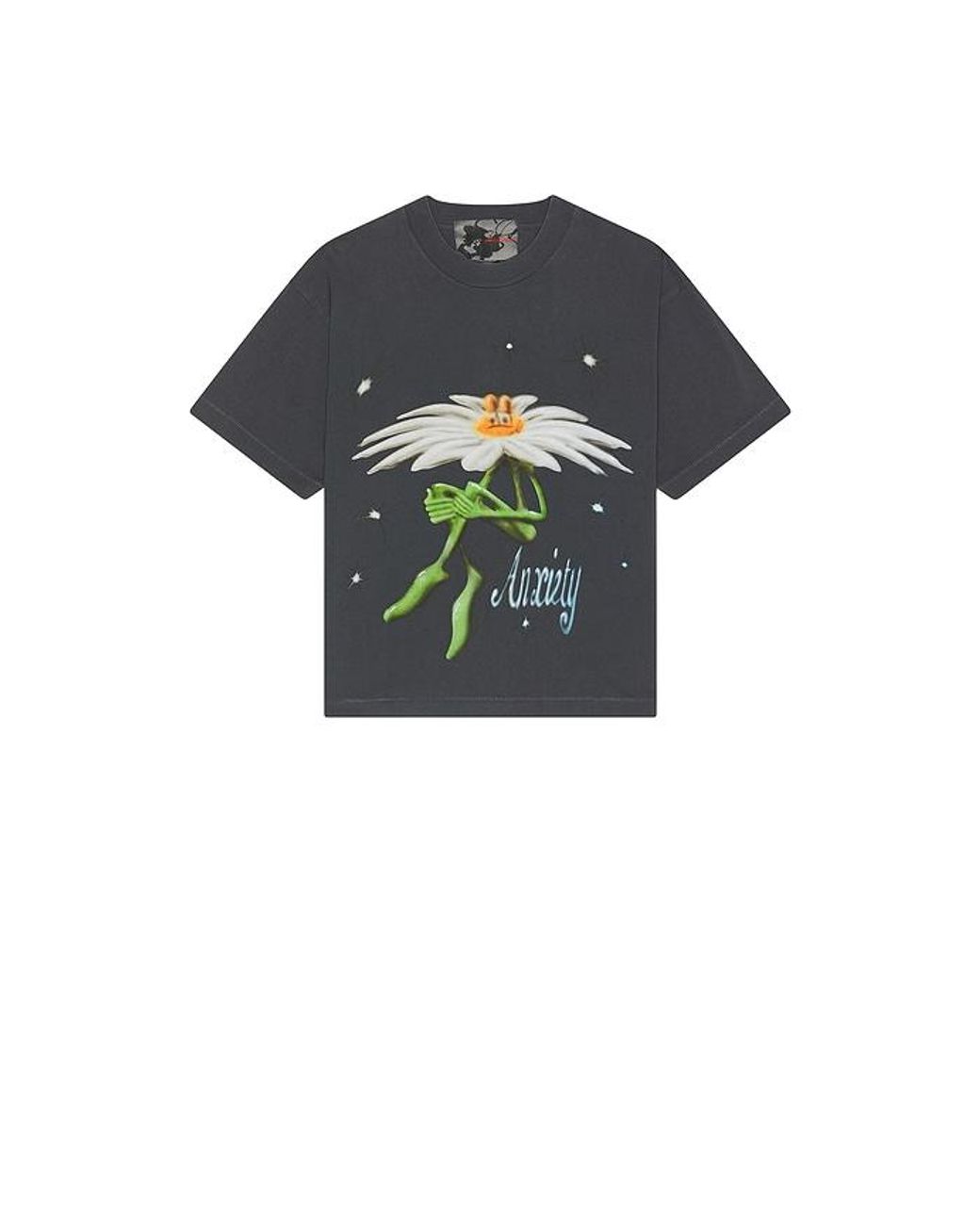 JUNGLES Blue Anxiety Flower Tee for men