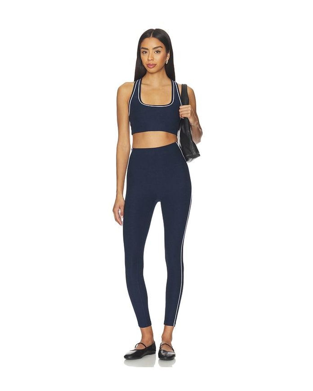 Beyond Yoga Blue Spacedye Streamline Legging