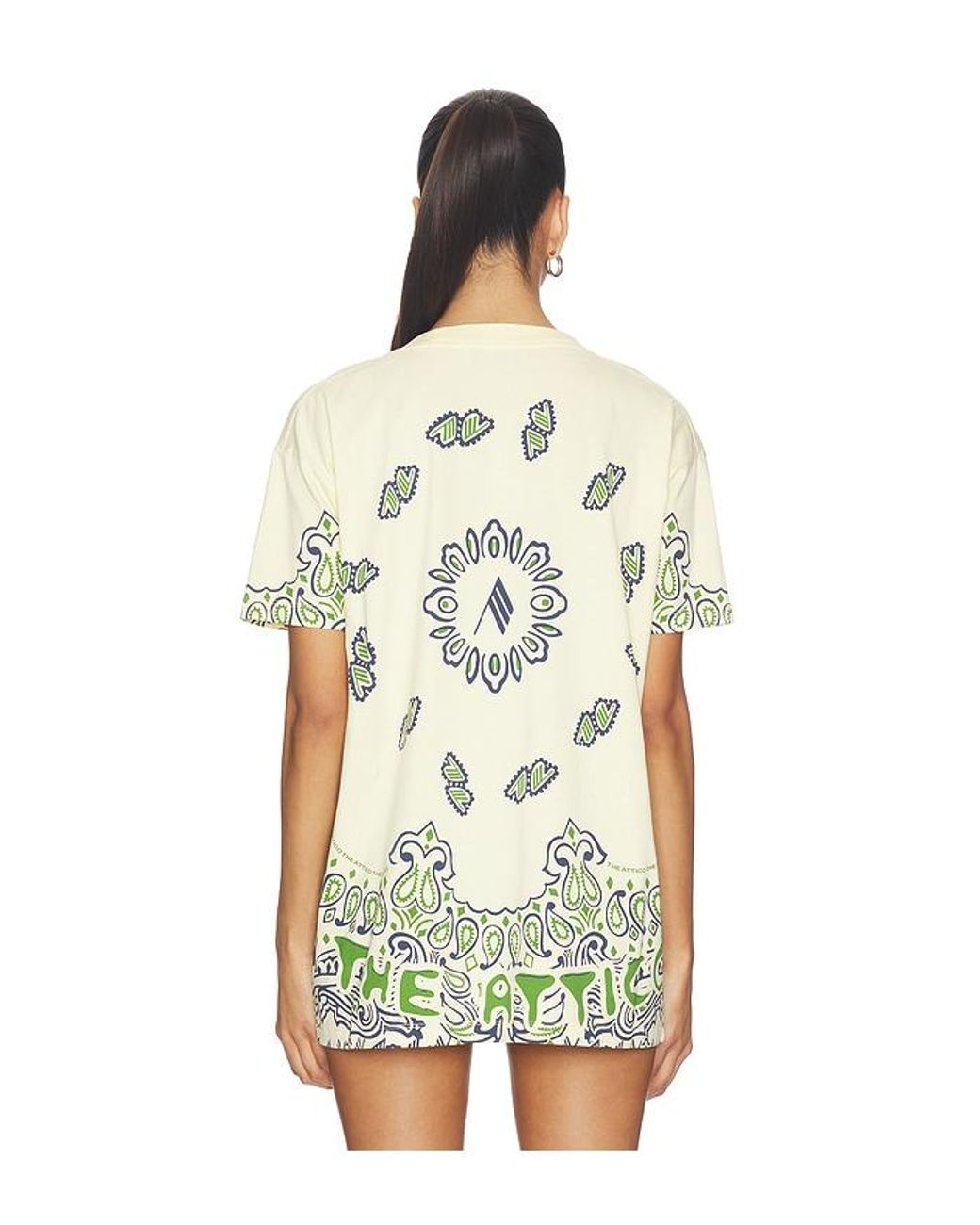 The Attico White Graphic Tee