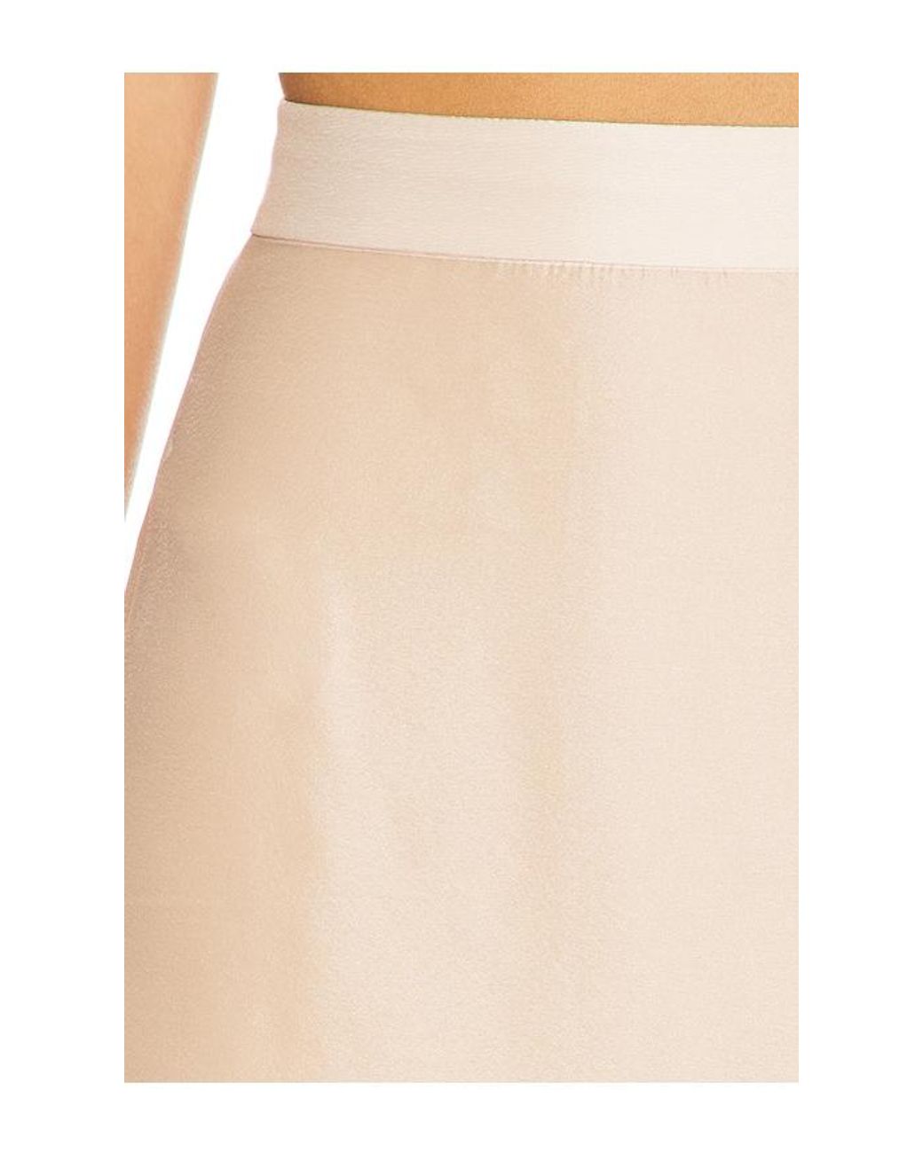 Lovers + Friends White Kelsie Sheer Midi Skirt