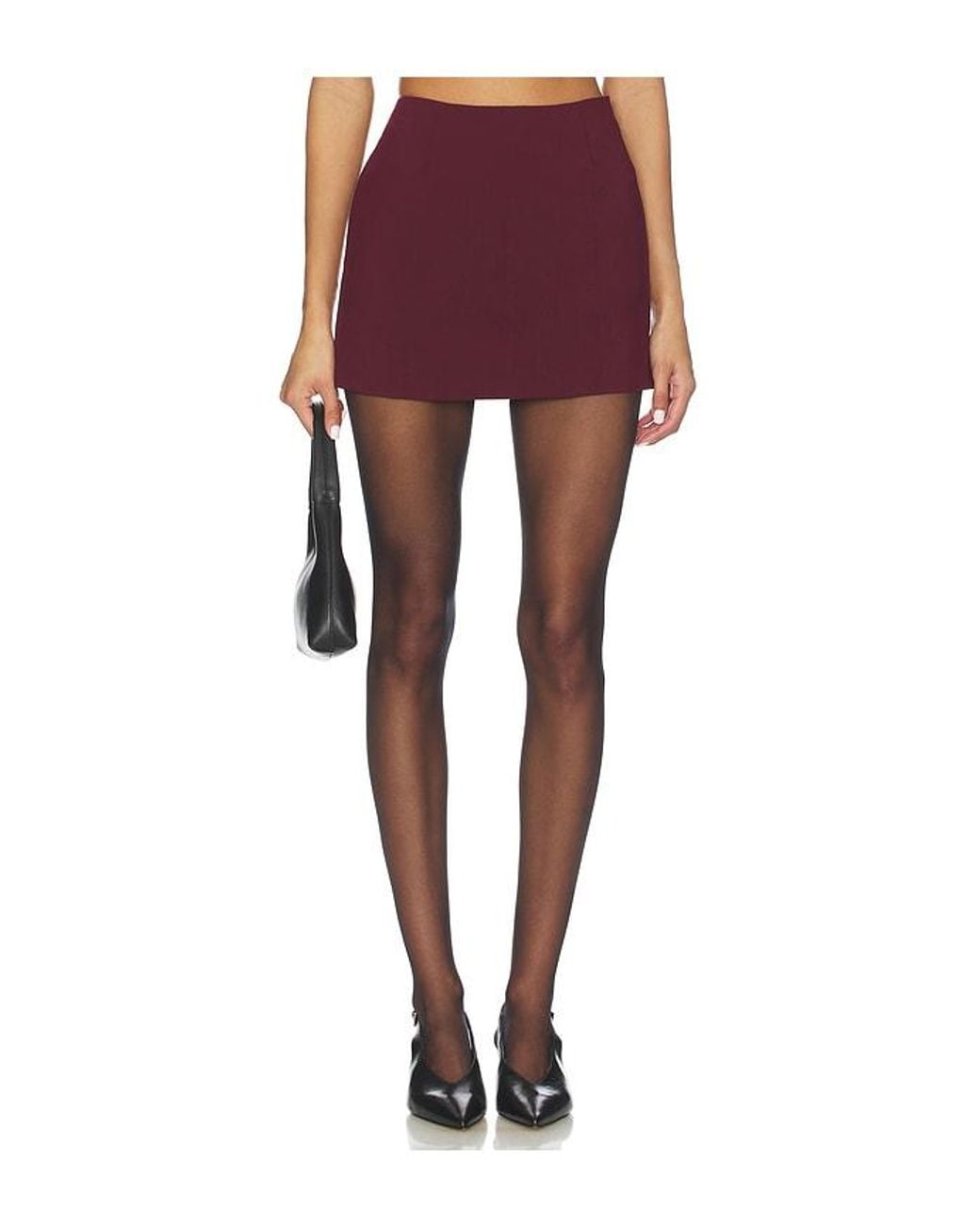 ALL THE WAYS Red Mamie Mini Skirt