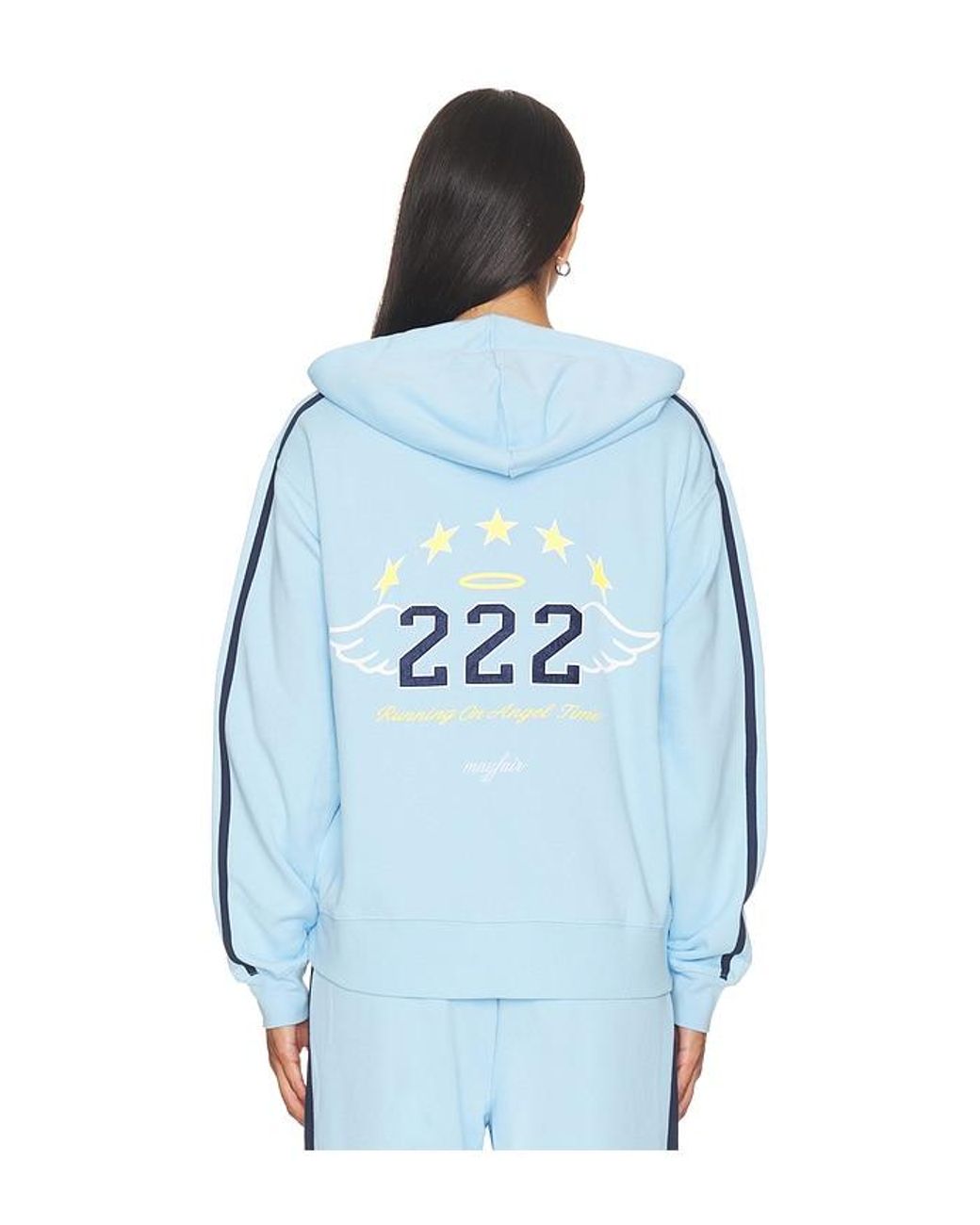 The Mayfair Group Blue Mayfair Athletic Dept. Zip Up Hoodie