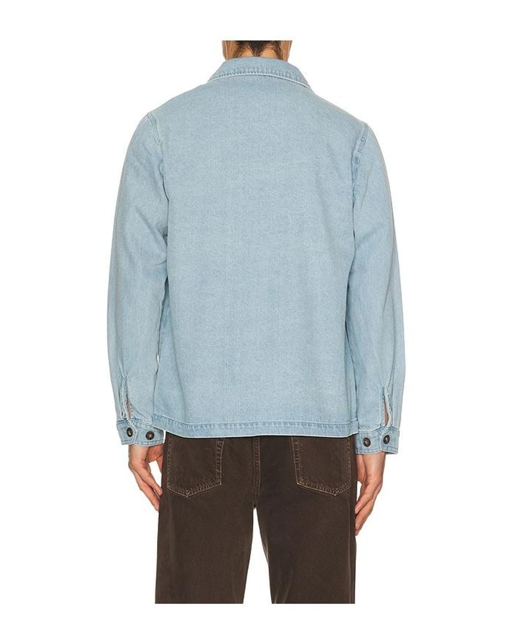 Rhythm Blue Arguam Long Sleeve Shirt for men