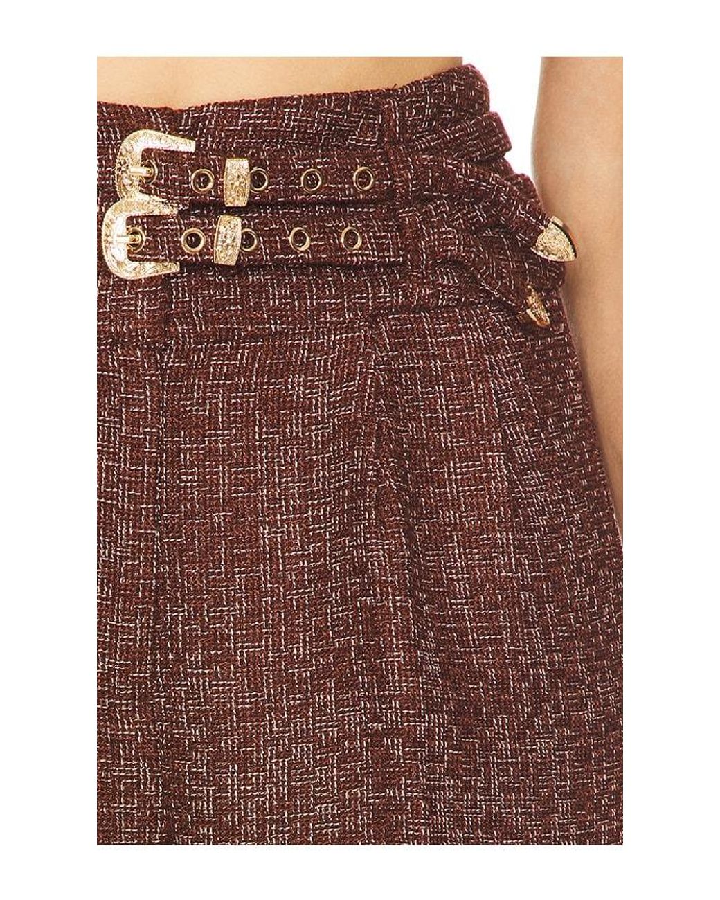 Amanda Uprichard Brown X Revolve Blythe Pants
