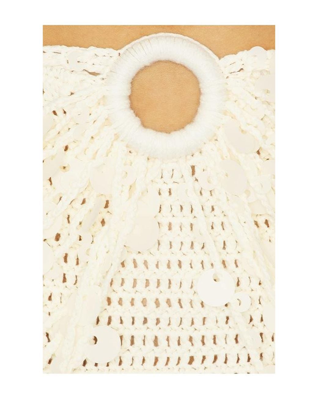 superdown White Solenne Crochet Mini Skirt Set