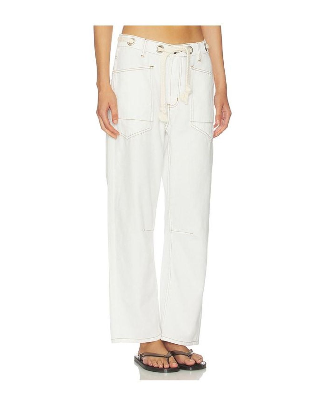 Lioness White Rush Hour Jeans
