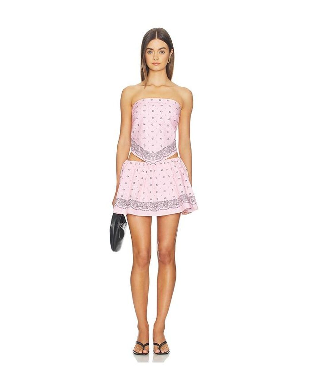 Lovers + Friends Pink Amelia Top