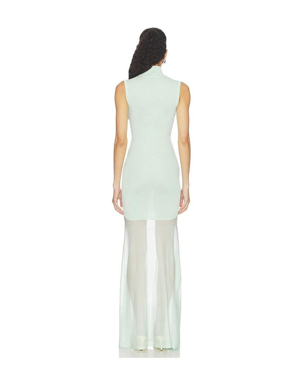 SER.O.YA White Amine Knit Maxi Dress
