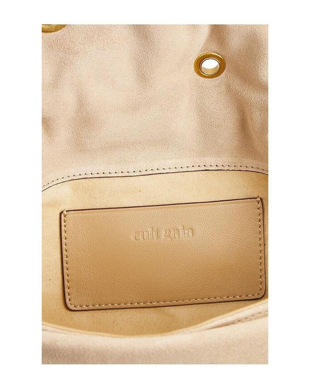 Cult Gaia White Amalia Clutch