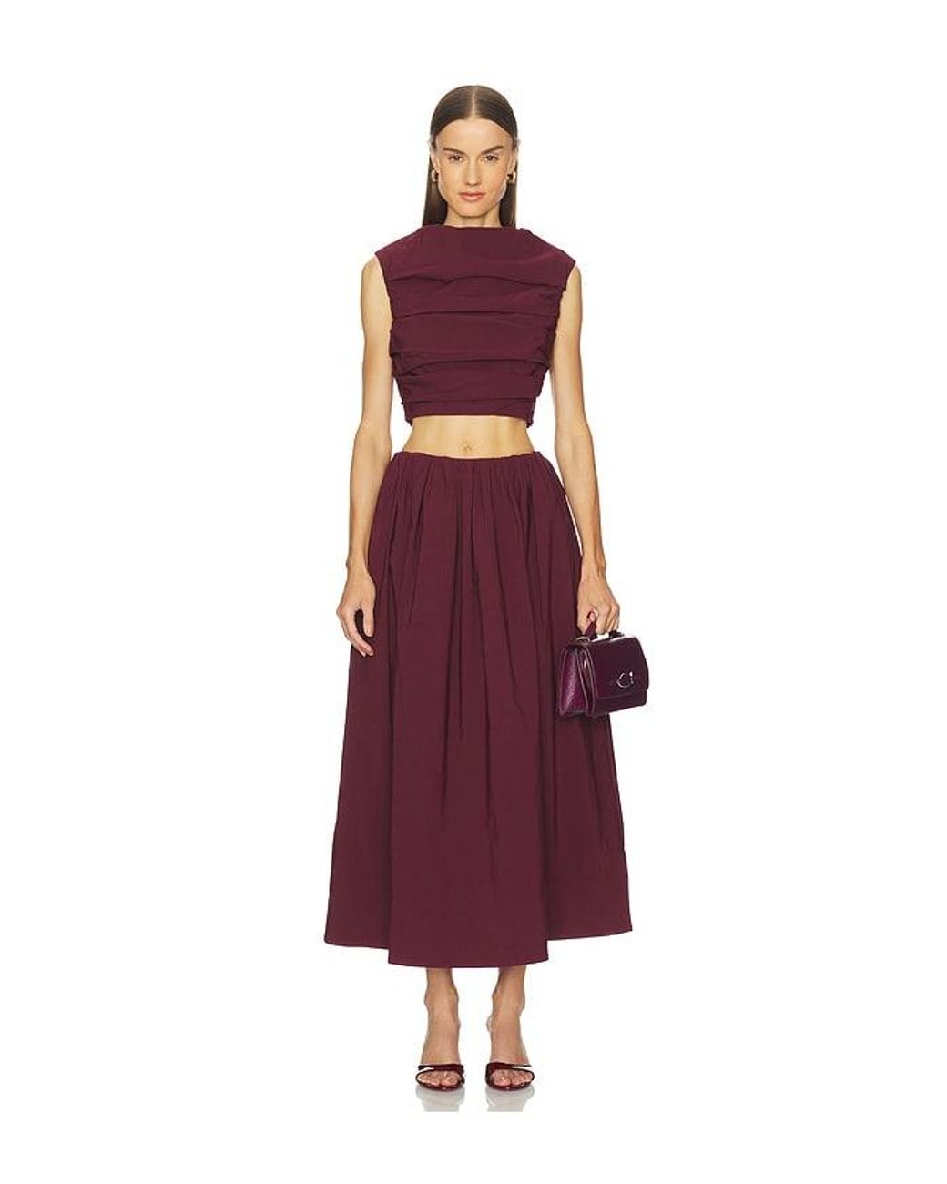 Camila Coelho Red Carina Top