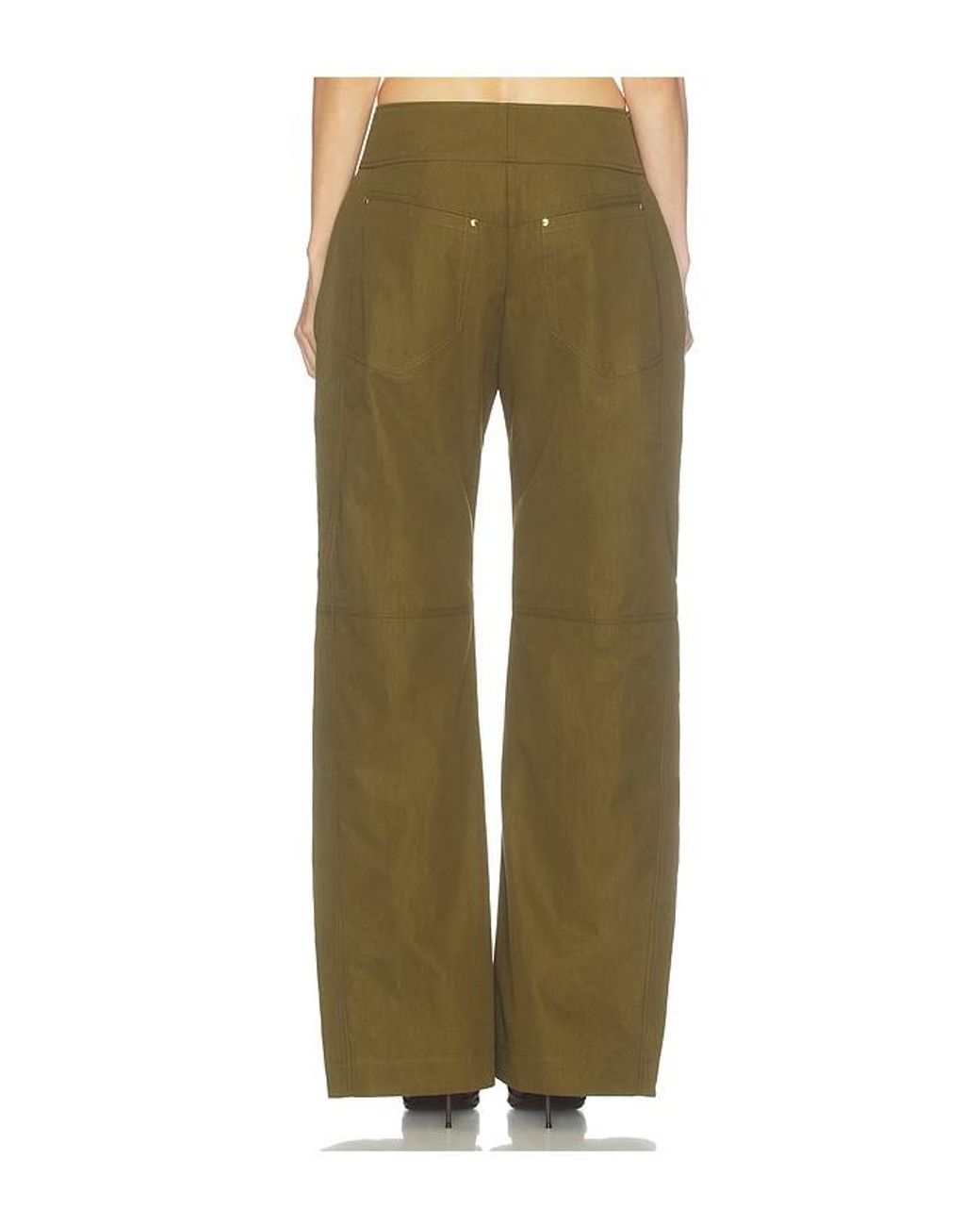Camila Coelho Green Margo Pants