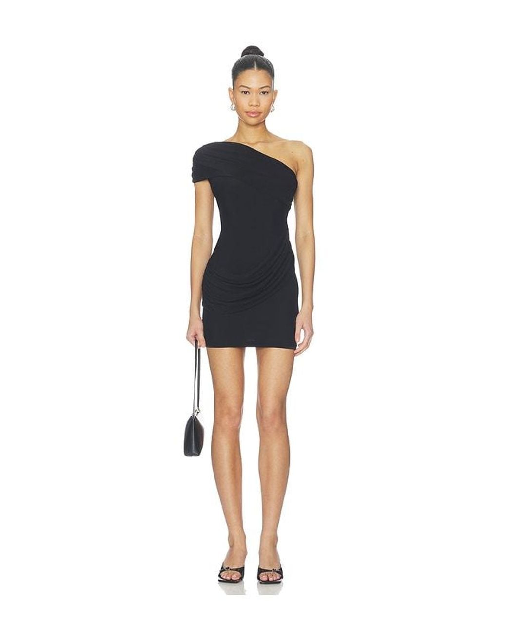 superdown Black Fleur Mini Dress