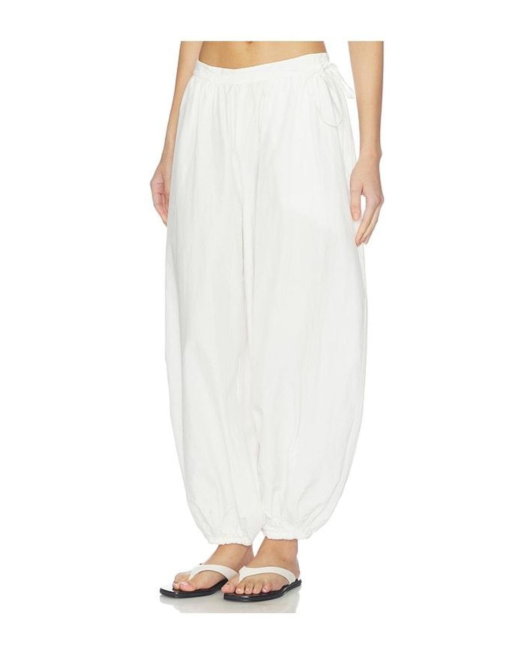 Polo Ralph Lauren White Cotton Standard Pants