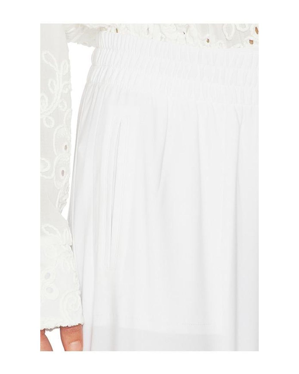 Norma Kamali White Boyfriend Puff Jog Pant