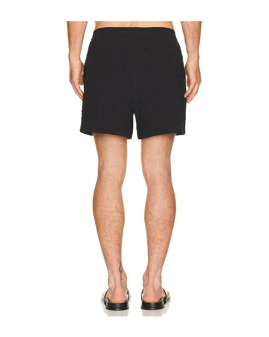 Cult Gaia Black Khai Swim Short for men
