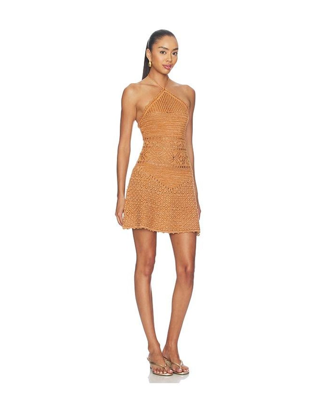 retroféte Multicolor Florentina Crochet Dress