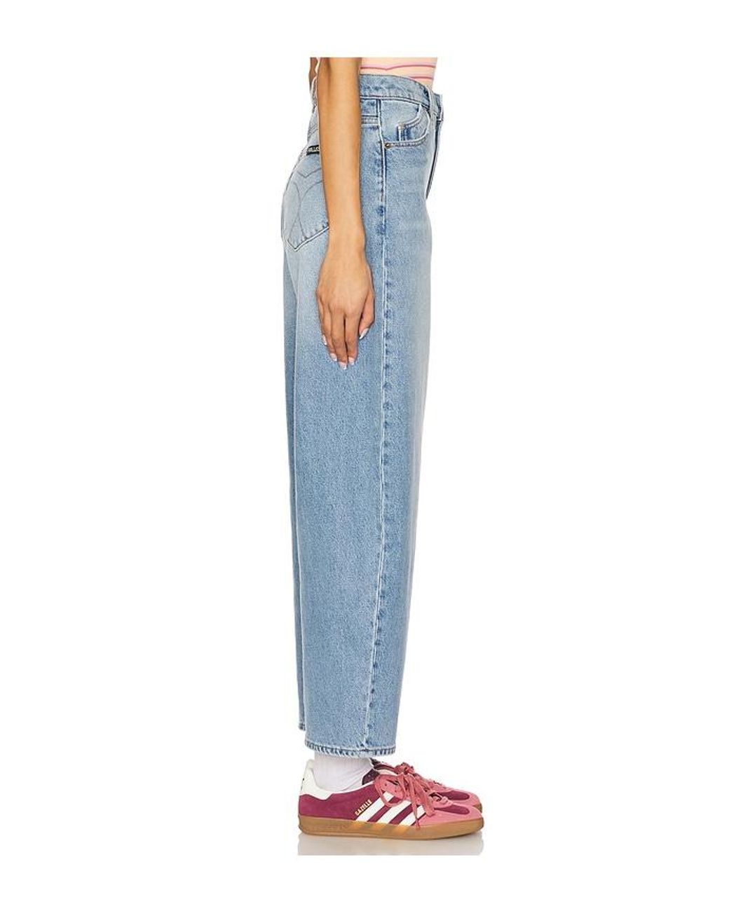 Rolla's Blue Gigi Barrel Jeans