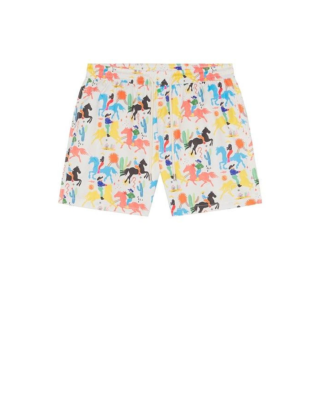 ARRELS Barcelona Multicolor Cowboy X Simmon Said Classic Swim Shorts for men