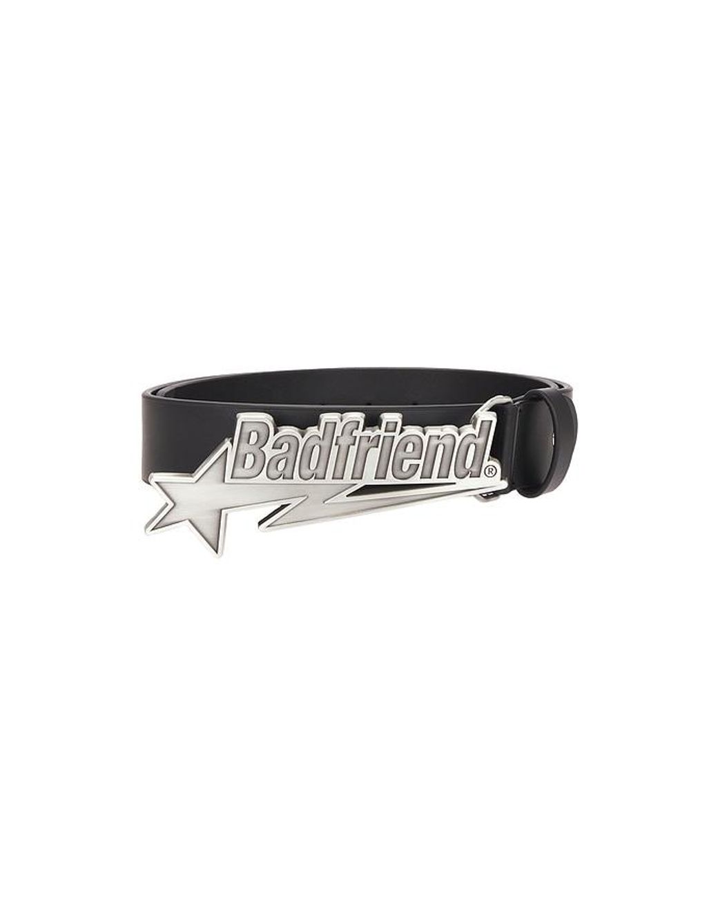 Badfriend Black Star Logo Belt for men