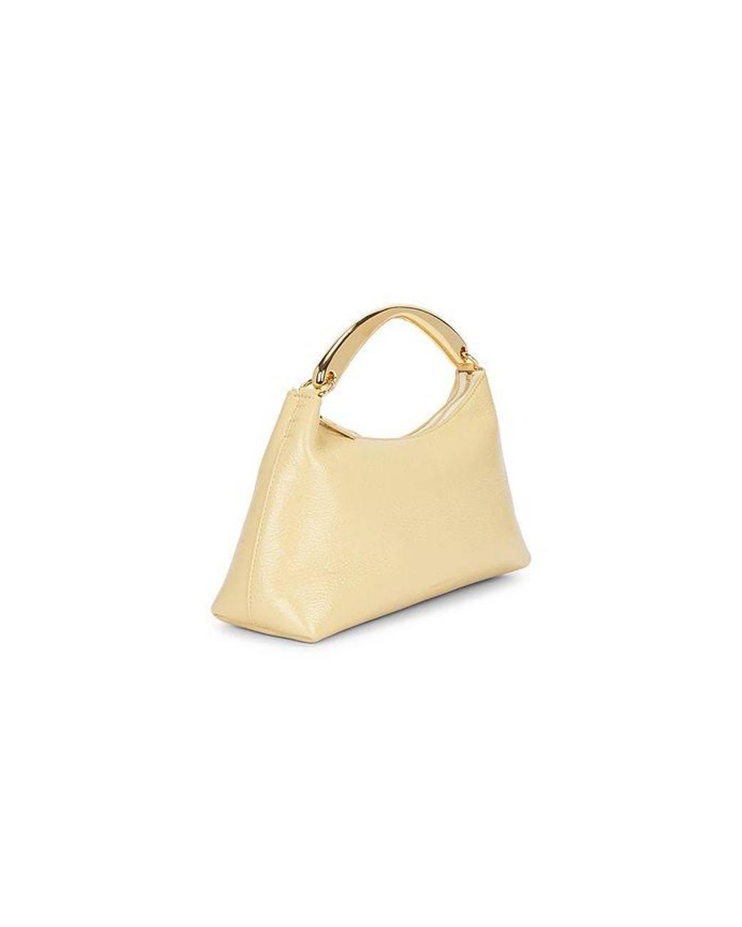 Mansur Gavriel Natural Rhea Metal Top Handle Bag