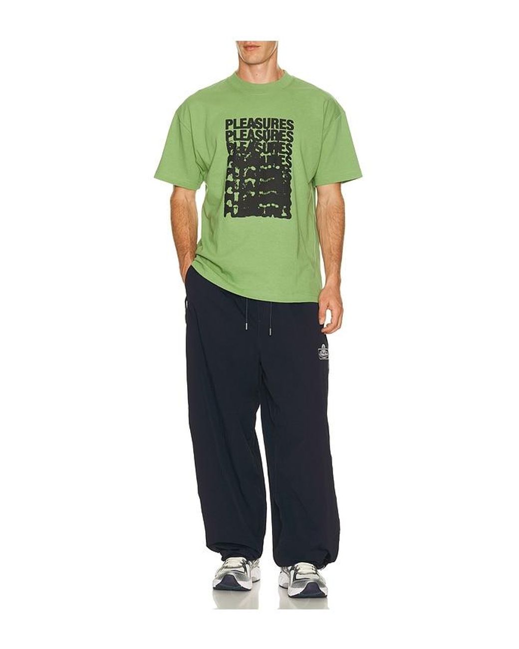 Pleasures Green Immolate T-Shirt for men