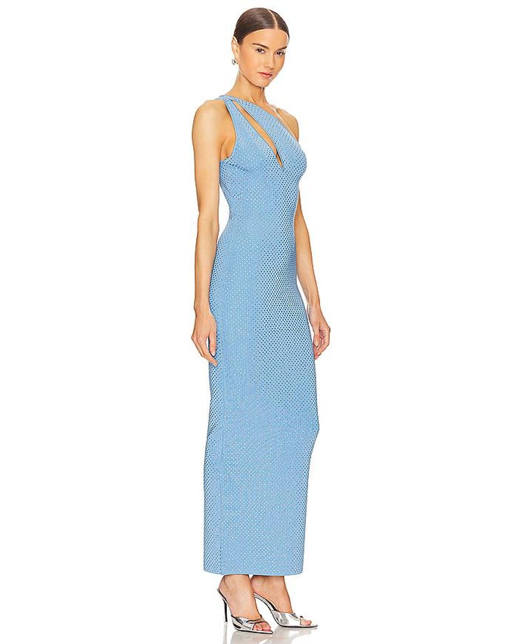 Vestido Midi Ballari En Color Bebe Azul Talla En Ronny Kobo de color Blue