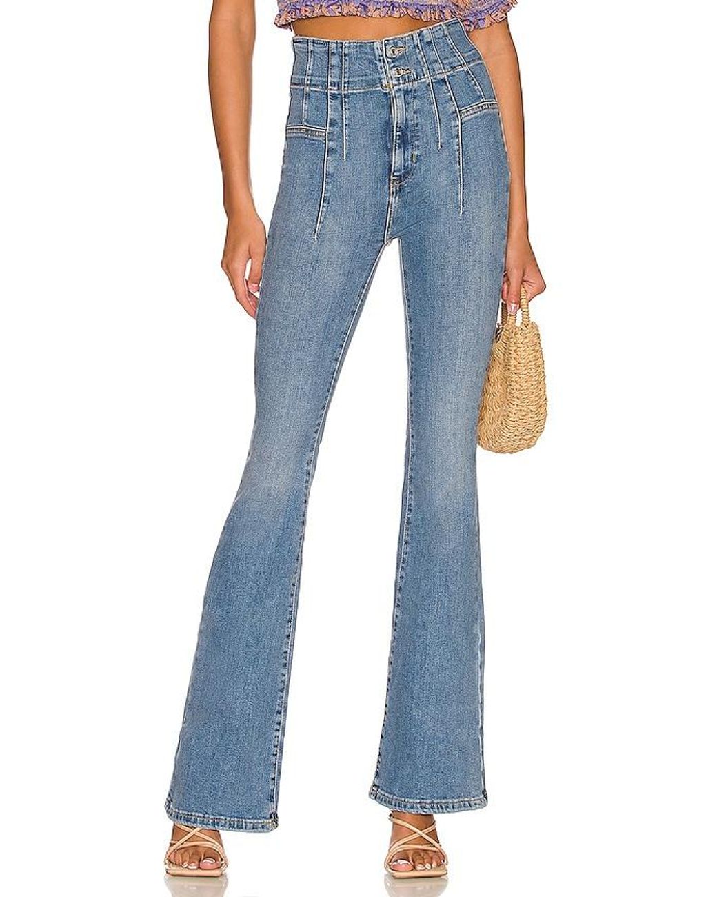 Free People Blue X We The Free Jayde Flare