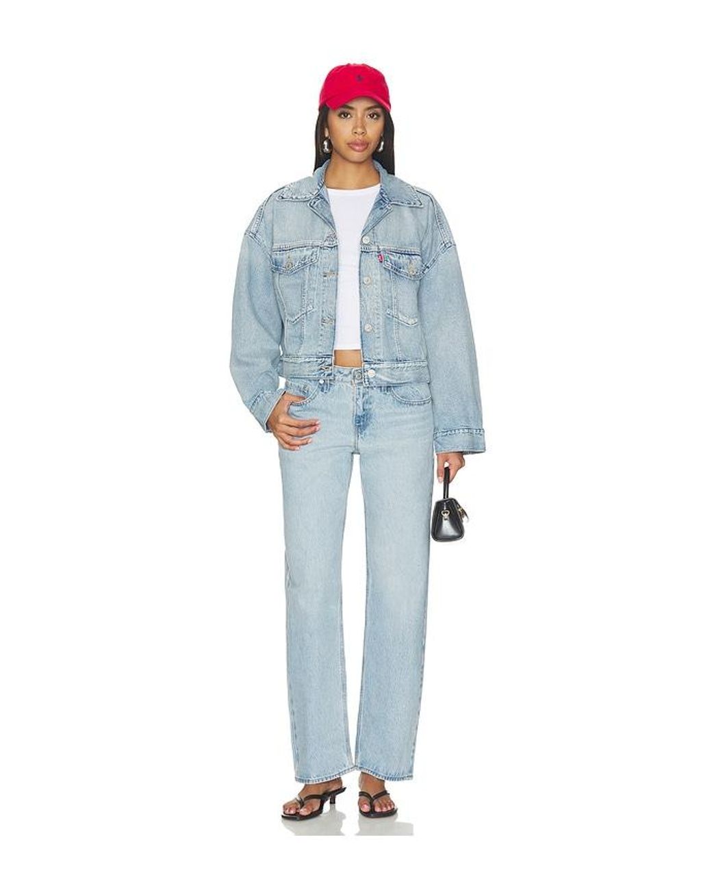 Levi's Blue Low Straight Jeans
