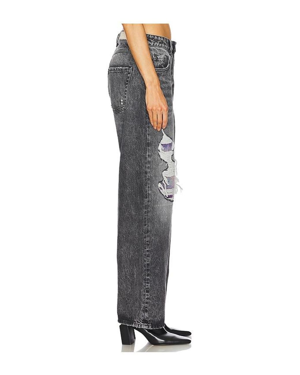 ICON DENIM Black Bea Daddy Wide Leg Jeans