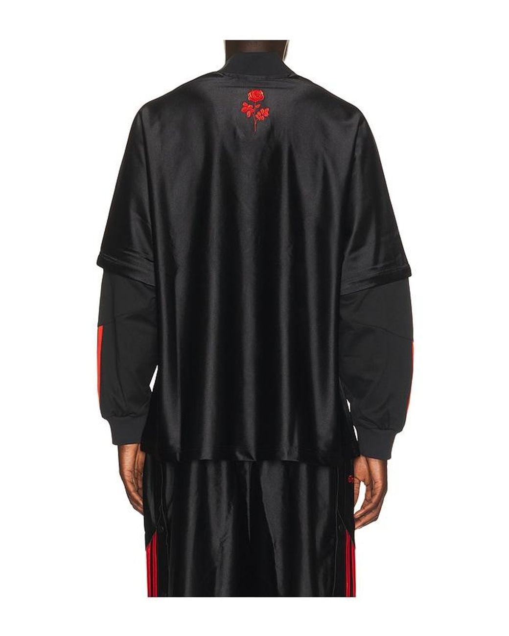 Adidas Originals Black X Willy Chavarria Dazzle Long Sleeve Je for men