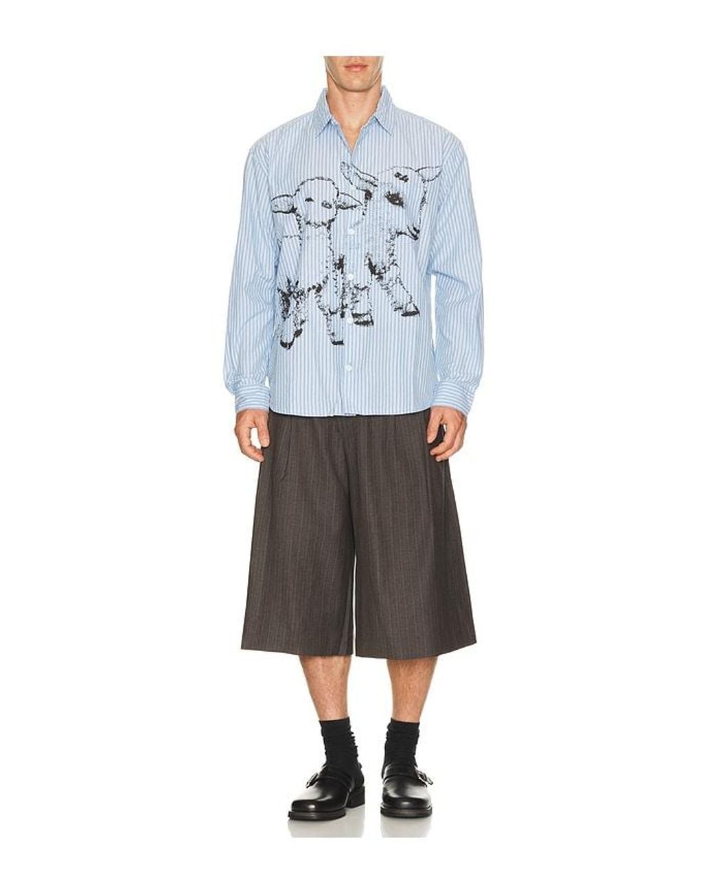 Obey Blue Billy Woven Shirt for men